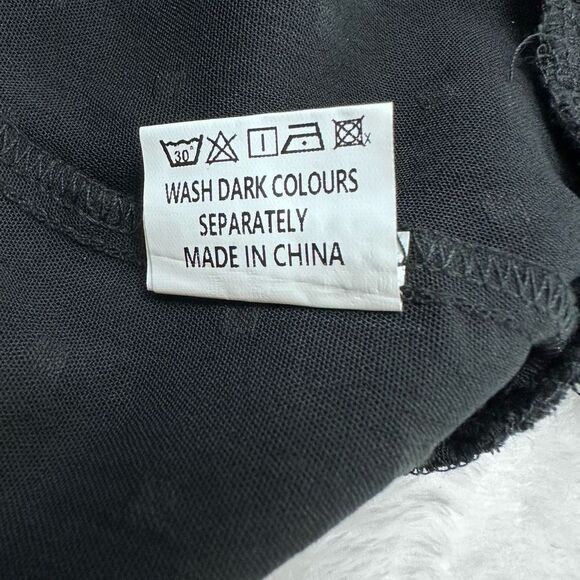 Amazon black eyelet maxi dress size L - Picture 7 of 11